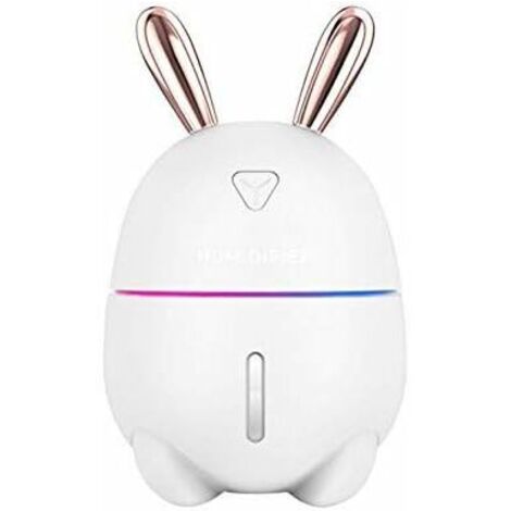 Humidificateur D'Air USB Rechargeable QUxvuis - Diffuseur Portable 300ml Rose Pour Bureau Voiture
