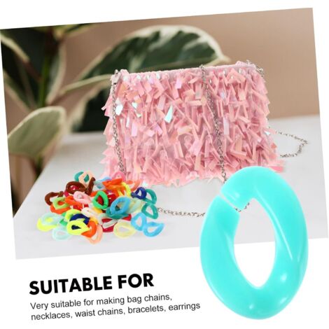 200pièces Anneaux De Liaison Pour Connecteurs Rapides Pour Bracelets Chaines De Telephone Et Accessoires De Bricolage 93074636
