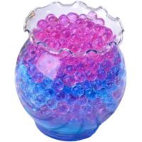 Lot de 10 000 perles d'eau bleues pour plantes - Perles en gel pour fleurs et plantes