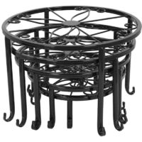 Support de plantes en métal, 5 pièces, décoratif innovant, robuste et Stable, supports de pots de fleurs d'intérieur et d'extérieur pour plusieurs Pots de plantes
