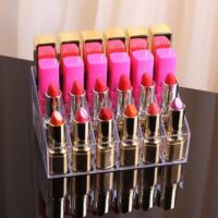 Coffret Rangement Maquillage Présentoir Rouge à Lèvres Porte 24 Grid