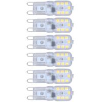 Ampoule G9 LED - SALUTUYA - 3W - Dimmable - Protection des Yeux - Économie d'Énergie - 6pcs