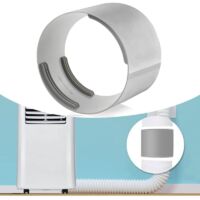 Raccord de tuyau d'échappement pour climatiseur,Adaptateur de Tuyau Extension pour Ventilateur,connecteur de tuyau d'évacuation universel pour climatiseur,Connecteur Fileté Mobile (130mm)