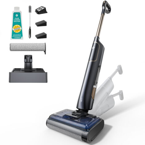 VACTIDY Aspirapolvere-scopa lavapavimenti senza fili Cleanova X7 - Pulitore secco/umido 3 in 1 - 25 kPa - 50 min - Autopulizia - Pulizia dei bordi - Ideale per le macchie aderenti