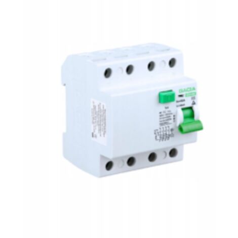 Disjoncteur différentiel 63A 30mA – 4 pôles type A/AC – Temps de déclenchement 0,1s – Protection contre chocs électriques (1/2)