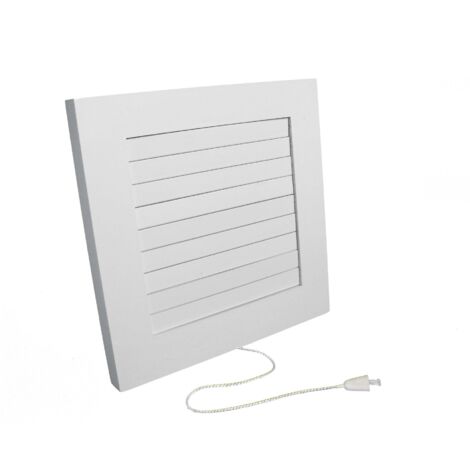 GRILLE D'AÉRATION IMPERIO AVEC VOLET MÉCANIQUE 100 MM - WD-007-1765
