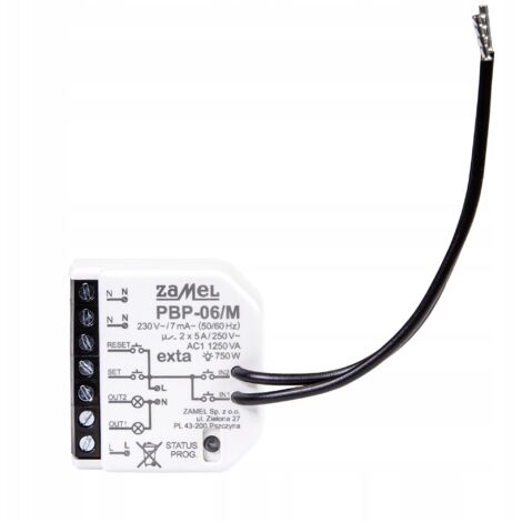 Exta Relais bistable miniaturisé - 230V AC - 2 canaux - Compact et fonctionnel - Idéal automatisation
