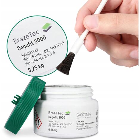 Agam  Pâte  souder - 250 g - Grise - Pratique avec pinceau - Haute performance