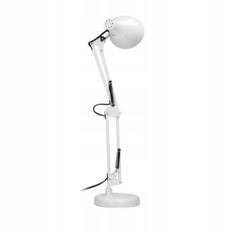 Virone  Lampe de bureau DIAN - Blanche - Design élégant - Hauteur 73 cm - Fonction pratique (1/5)