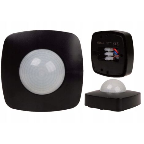 F&F Détecteur de mouvement DR-09B-IP65 - Hermétique - Intérieur/Extérieur - Fonction présence (1/5)