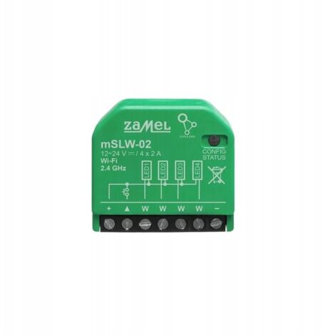 Zamel Mini Contrôleur LED Wi-Fi MSLW-02 - 4 Canaux - Compact - Contrôle Distance - Installation Facile (1/5)