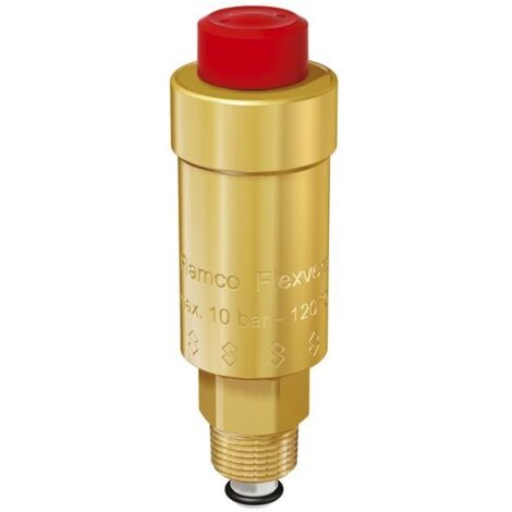 Flamco  Purgeur Automatique Flexvent 1/2" - Jaune - Compact - Résistant  la corrosion - Haute performance