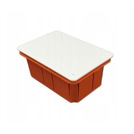 Pawbol Boîte d'encastrement - 153x98x70 mm - Couvercle blanc - Esthétique et résistante (1/5)