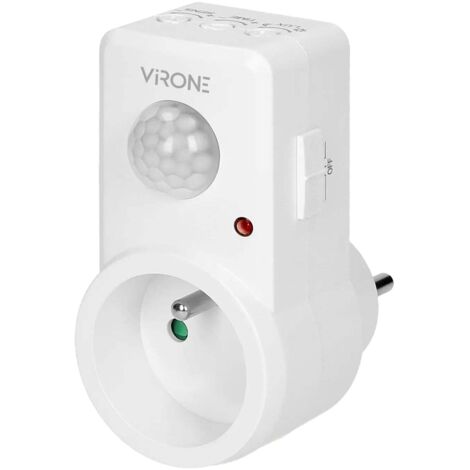 Virone Applique extérieure LF-2/B - Noire - Détecteur de mouvement - Éclairage automatique (1/5)