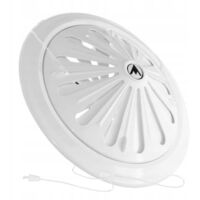 Dospel Grille de ventilation D/15 WR - Blanc - ABS - Élégante et durable - Installation facile