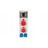 Elektromet Tableau électrique RSE-02 - 6 modules - IP54 - Sécurisé et durable - Idéal chantier