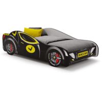 Letto per bambini Batcar nero 140x70