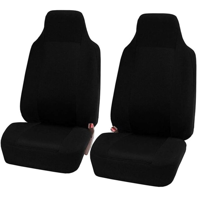 Housse De Siège Auto En Cuir PU - Protection Complète Antidérapante - Pour Petites Voitures, Camping-cars, Sièges Conducteur Et Passager