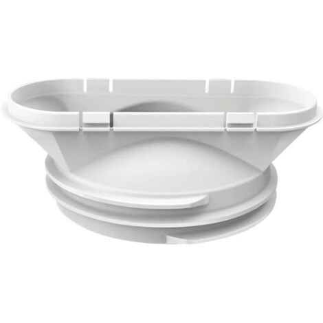 Adaptateur de Tuyau D'Échappement de Climatiseur Connecteur de Fenêtre pour Climatiseur Portable Compatible avec Tuyaux de 5,9 pouces/5 pouces ABS Connecteur de Port d'Échappement de Climatiseur