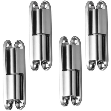 Charniere Porte 4 Pièces Paumelles de Porte, Charnières Porte Amovibles, Charnières Porte Silencieuses, Gond Porte, pour Portes D'armoires, Portes Pièces, Portes Meubles