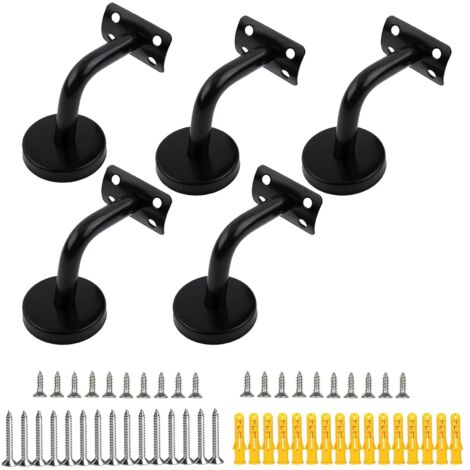 Support de Main Courante,5PCS Acier Inoxydable Supports de Rampe Main ...