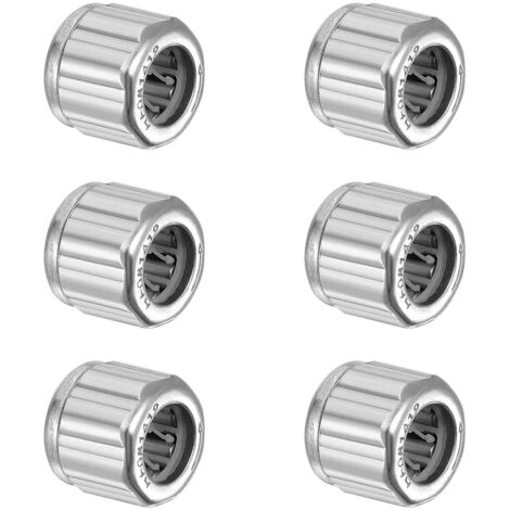 Roulement à Aiguilles, Roulement à Rouleaux, Roulement à Aiguille Sens Unique, Roulements Octogonaux, pour Roulettes, Outils Electriques, Sports de Plein Air, Vadrouille Rotative, lot de 6 (1/5)