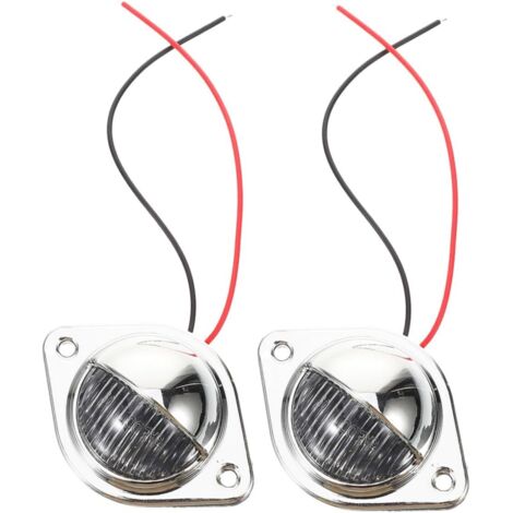 2pièces Éclairage Led De Plaque Immatriculation Led Pour Voiture Remorque Camion Et Camping Lot De Remplacement