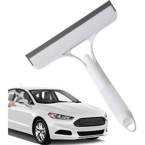 Branche de fenêtre, raclette de salle de bain, nettoyeur à main avec poignée de poignée large et confortable, outil de nettoyage portable avec accessoire de pulvérisateur à brouillard, pour fenêtre en