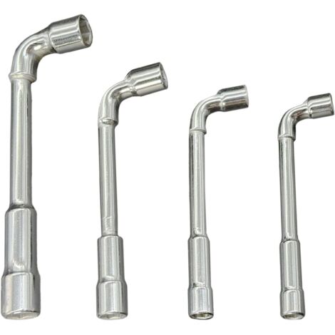 4pcs cle a pipe 6 pans 7mm 8mm 10mm 13mm, clé à pipe, clé a pipe, clef a pipe CRV acier au chrome vanadium