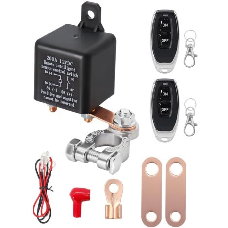 Disjoncteur Automatique Télécommandé 24V 350A Pour Voiture - Neuf Avec Garantie 6 Mois