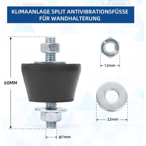 POLINI 928.250.006 Supports Anti-vibrations Aluminium Fiss Thor 190 276337798984