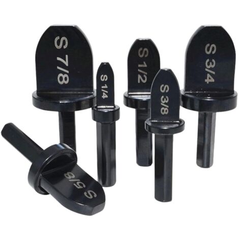 Extenseur de Tuyau en Cuivre, 6 Pièces Expandeur de Tube, Outil Délargissement de Tuyau en Cuivre, Tube CVC Pour Tuyaux en Aluminium et Autres Tuyaux en Métal Souple Manuels Kit de Service HLC