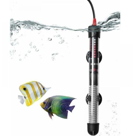 Chauffage Aquarium Réglable 120L 100 W Résistance Aquarium avec Thermostat 20-34 °C pour Réservoirs à Poissons et Aquarium