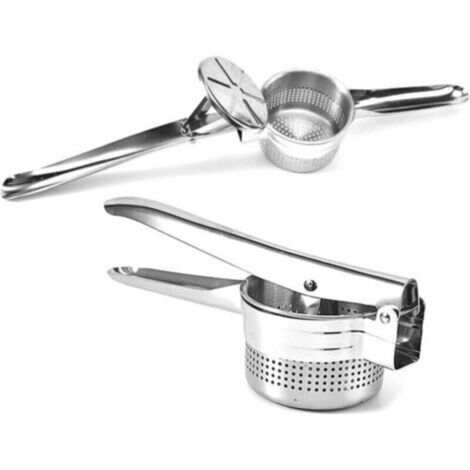 Presse-purée Multifonction 3 Tamis Interchangeables – Acier Inoxydable Robuste Et Ergonomique