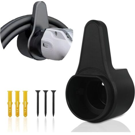 Support pour Chargeur EV de Type 2, Organiseur de Câble de Charge Mural pour Véhicules Électrique avec Prises de Type 2, Accessoire de Station Recharge