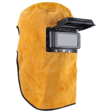 Casque de soudage assombrissant avec lentille, Casque de soudage Respirant avec Couvercle Rabattable, Absorption de la Sueur, Confortable (1/5)