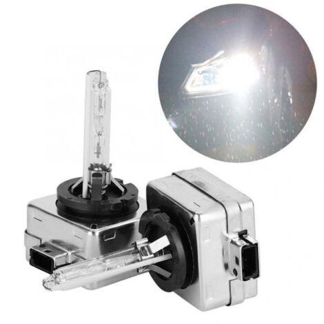 D1S 35W Xénon Ampoule HID de HID kit de Conversion 6000K 12V Blanc Diamant + 300% Ultra clair Kit de conversion Bi HID Ampoule,2pcs (1/5)