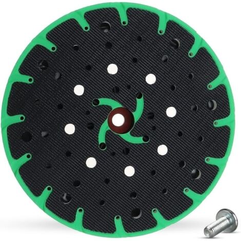 Plateau de ponçage 150 mm, plaque de ponçage d'aspiration de poussière 150 mm compatible avec ponceuse excentrique Festool Rotex RO, ETS 150, ETS EC 150, LEX