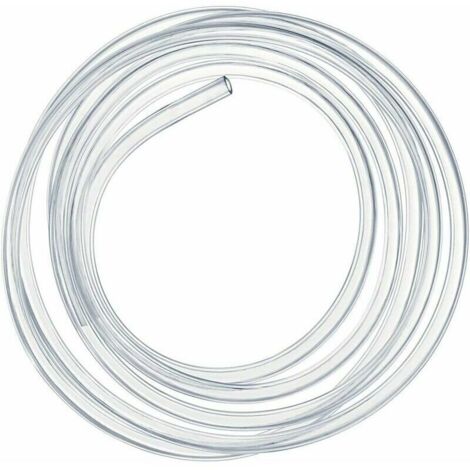 Tuyau en PVC souple transparent de 2 mètres, flexible de pression de 16 × 20 mm.