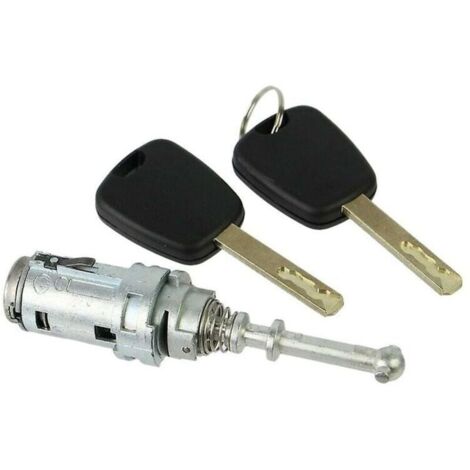 KIT Serrure + Barillet pour Porte Avant Gauche Citroen C2 C3 C3 PLURIEL + 2 clés