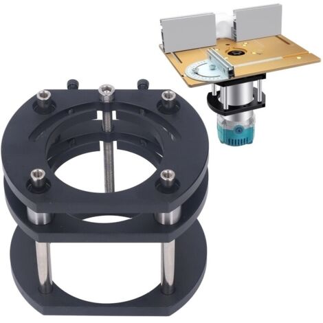 Élévateur de Défonceuse, élévateur de Défonceuse Réglable en Hauteur avec Précision avec Manivelle pour Petites Machines à Tailler