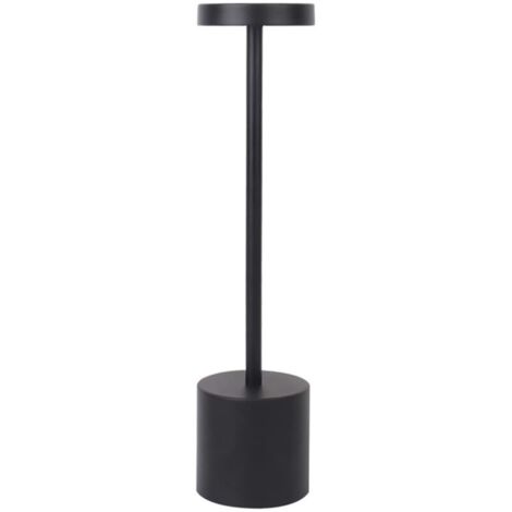 lampe de table sans fil rechargeable usb, Lampes de table sans filpour chevet, camping, interieur, exterieur, terrasse, restaurant,noir Lampe de chevet (1/5)