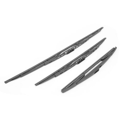 Lot de 3 balais d'essuie-glace avant arrière pour modèles Citroen C3 Mk1 2002-2008 (1/3)