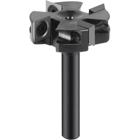 Fraise à défoncer -tige de 8 mm - diamètre de 40 mm - Fraise à Surfacer mèche de rabotage à 4 ailes - (1/5)