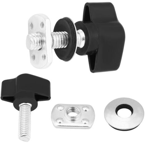 Boulons de Hard Top, Console Pièces 8 Pcs Universel Hard Top Fixations Vis À Pouce Écrous Boulons Pour Jeep Wrangler Yj Tj Jk (1/5)