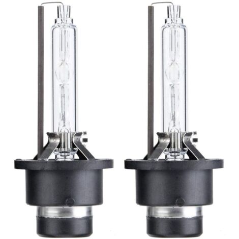 2 pièces D2S 35W Phare Xénon de Voiture 85V AC HID,Ampoules de Remplacement de Lampe au Xénon 6000K D2R - Douille P32d-3 (Blanc froid)
