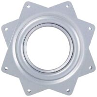 Roulement à Billes Plateau Pivotant,Plaque Pivotante,Base Pivotante,Plaque Tournant 360,Métal Carré Pivotant,Barre pour Tabouret de Bateau Pivotant,Plaque d'Assise pour Tabouret Pivotant,4 inches