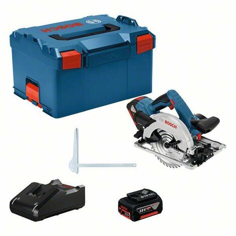 Bosch Professional Scie Circulaire Sans Fil Gks 18v 57 G Avec 2 Batteries 06016a2106