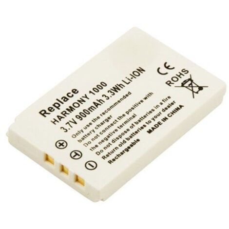 Avizar Batterie Logitech Harmony Touch Li-ion 3.7V 1250mAh 3.9Wh Blanc / Bleu