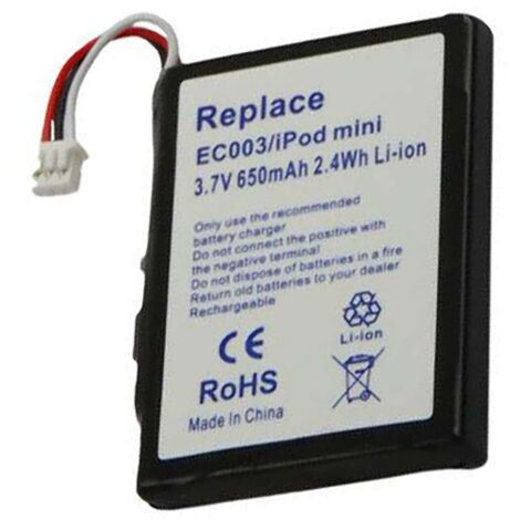 TomTom GPS Battery | 650mAh 3.7V Li-ion Replacement